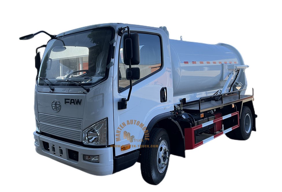 Faw 5000 Liters Vacuum Tank Truck