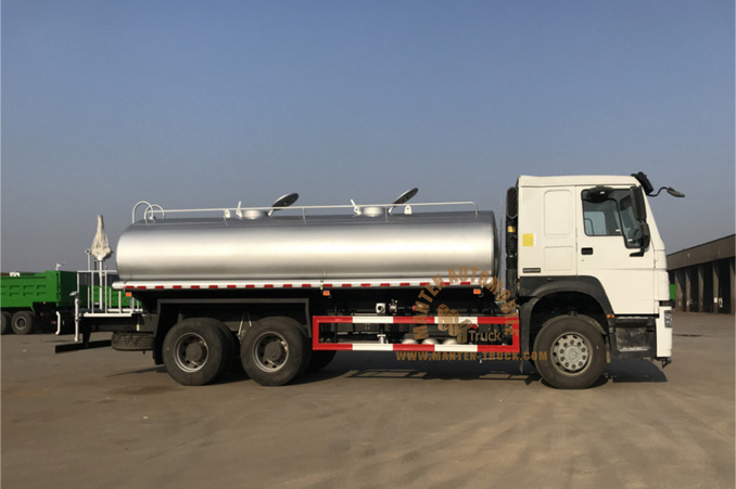 water tanker with sprinkler