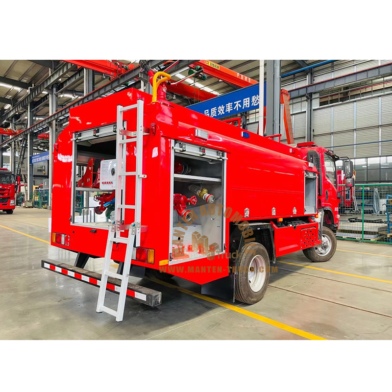 fire truck with water tank