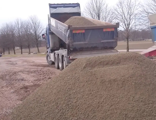crane truck construction